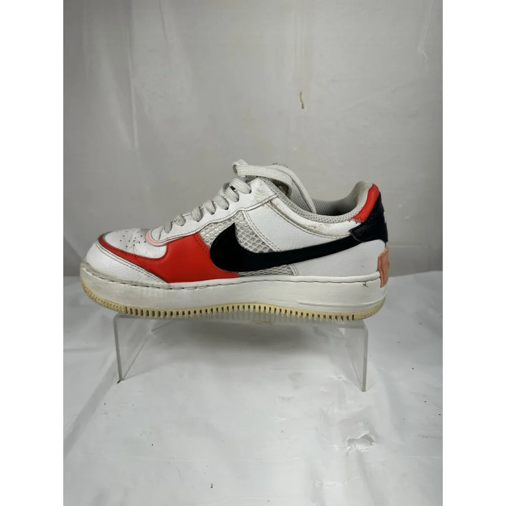 Nike Air Force 1 Shadow Women's 7 White/Multi-Color Pink Blue Shoes DH1965-100